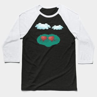 HEARTS IN THE CLOUDS Baseball T-Shirt